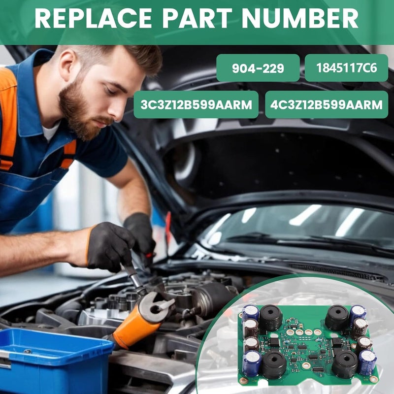 Hoiedt 904-229 6.0 وحدة التحكم في حقن الوقود، متوافقة مع فورد F250 F350 F450 F550 من 2003-2007، إكسبيديشن من 2003-2005، E350 E450 سوبر ديوتي من 2004-2010، تحل محل 1845117C6 3C3Z12B599AARM 4C3Z12B599AARM - Image 3